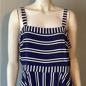 Bleecker 126  Stripped midi dress ,size 16